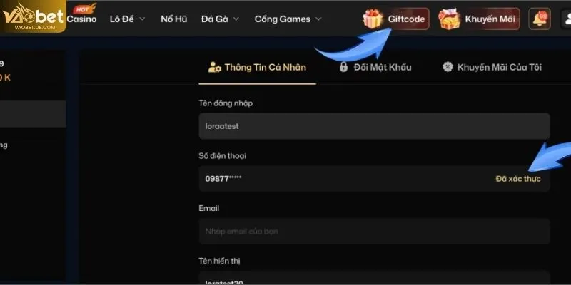 Hướng dẫn sử dụng Code VAOBET hiệu quả